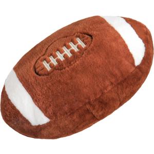 Wepop 18in Fluffy Football Pillow Plush, Soft Football Pillows, Sports Ball Pillow Stuffed Plush Toy Room Decoration and Gifts for Kids, Boys, Girls, Football Fans