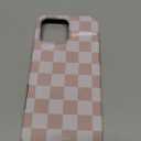 for iPhone 16 Pro Max Case [Compatible with MagSafe] with Checkerboard Design, Cute Magnetic Phone Cover for Women Girls, Slim Shockproof Bumper 6.9 inch