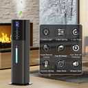 Humidifiers Large Room Bedroom with 7 Colors Light, 2.1Gal(8L) 3 Speed Quiet Ultrasonic Cool Mist Humidifier with 360 Nozzle, Humidity Setting, Timer,Aroma Box for Home Plant Baby Yoga Sleep (Gray)