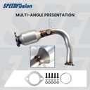 Catalytic Converter Compatible with 2008 2009 2010 2011 2012 Chevy Malibu, 2009 Saturn Aura 2.4L Catalytic Convertor (EPA Compliant)