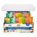 SUNGIVEN High Protein Overnight Oats with Container - 7 Flavors Low Sugar High Fiber Instant Oatmeal Health Breakfast Snacks for Gym Office School Trip Kids with Superfoods, 14-Packs, 37 oz (EXP 06/18/26)