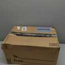 Attelite X-Large Clear Plastic Shoe Boxes - Stackable Shoe Organizer with Magnetic Door, Drop Front Display Box (9 Pack, Clear Black)