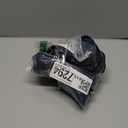 Dog Winter Coat with Harness Built-in | Waterproof Dog Jacket with Zipper & Fleece Lining | Reflective Cold Weather Coat for Small Medium Large Dogs (Navy Blue)