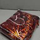 YOSTEV Red Christmas Curtain for Living Room 2 Panel Set, Red Xmas Velvet Window Curtains 84 Inch Long, Sparkle Reindeer Snowflake Thermal Insulated Room Darkening Decoration Curtains, 52x84 Inch (Elk)