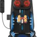 Belhope Shiatsu Neck and Back Massager with Heat, 4D Kneading Back Massager for Pain Relief Deep Tissue, Comfortable Back Massage for Chair, Massage Mat for Home Office, Gifts for Women Men Parents