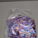 Shappy 90 ft 6 Rolls Wedding Tinsel Garland Decor Glitter Metallic Twist Garland Wedding Summer Luau Birthday Party Indoor Outdoor Hanging Home Decor(Red, Blue, White)