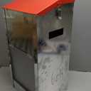 No Installation Large Galvanized Automatic Dog Feeder with Handle 25 Lbs Large Breed Dog Food Dispenser 11.5'' l x 9.8'' W x 23'' H Outdoor Hanging Gravity Food Feeder