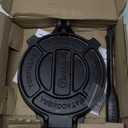 Victoria 8 Inches Cast Iron Tortilla Press, Roti Maker and Tortilladora, Pataconera Seasoned with Flaxseed Oil, Made in Colombia