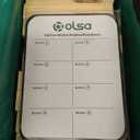 Olsa Jumbo Tumble Tower Outdoor Games 60pcs Large Blocks Stacking Lawn Yard Game for Kids Adults Family Stack to Over 5FT Giant Family Party Games for Holiday