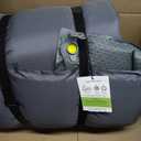 Hikenture Self Inflating Sleeping Pad for Camping, 3'' Ultra Thick Camping Pad with Pillow, 9.5 R-Value Insulated Camping Mattress, 4-Season Inflatable Foam Camping Mat for Car, Tent, Cot (Grey)
