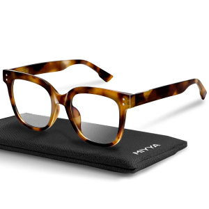 miyya Blue Light Glasses for Women & Men – Oversized UV & Blue Light Blocker Chunky Frames, AllDay Comfort, Stylish Eyewear