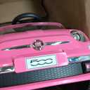 Best Ride On Cars 2-in-1 Fiat 500 Baby Toddler Toy Push Vehicle Car Stroller with 40 Pound Capacity and Lights for Children Ages 1 to 3 Years, Pink