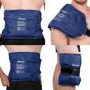 Ice Pack for Injuries Flexible Reusable Gel Packs for Shoulder Back Elbow Leg Knee Soft Large Cold Compress & Cooling Pad for Pain Relief Sports Injury 16.6 x 9.6 inch