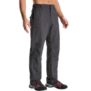  LOOGU Men's Water Resistant Breathable Thin Cargo Pants for Fishing Hiking Outdoor with 7 Pockets  40W x 30L