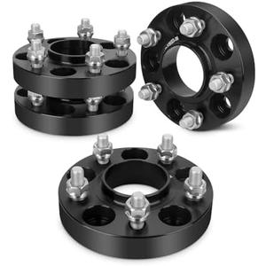 dynofit 5x114.3 Wheel Spacers 1 Inch (25mm) for Nissan 350Z 370Z, 4 Pcs 5X4.5 Hubcentric Spacers for Infinit G35 G37 FX35, 66.1mm Hub Bore M12x1.25 Studs 25mm Thickness for Altima, Maxima, Murano