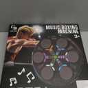 Upgraded Music Punching Machine for Kids and Adults, Wall Boxing Punching Pad with Bluetooth & Rhythm Lights, 3 Speed Modes, Home Fitness Boxing Equipment with Gloves for Boys Girls Teenagers (Black)