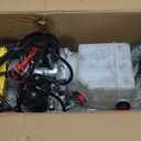 12V DC 4.5Liter Reservoir Hydraulic Power Pump Double Acting 4 Way Unit Hydraulic Pump Hydraulic Power Pack for Dump Trailer Car Lifting