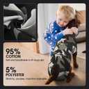 FUAMEY Dog Recovery Suit Male,Dogs Surgery Neuter Suits Puppy Spay Shirts for Female Protect Dog's Skin Anti Licking Abdominal Wounds Doggie Onesie Pet Bodysuit Alternative to Cone (Grey Camouflage, L)
