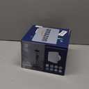 4 Inch Wall Mounted Bathroom Exhaust Fan with Remote Control - No Duct Required, Low Noise EC Motor, Easy Glass/Wall Installation, Variable Speed, White