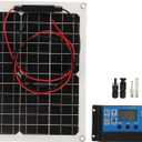 300W Solar Panel Kit DC 12V 24V 50A High Efficiency Solar Charger IP67 Waterproof with Controller for RV Camper