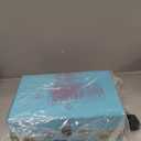 Record Player 3 Speed Bluetooth Portable Suitcase Vinyl Player with Built-in Speakers Turntable Enhanced Audio Sound PU Leather Vintage