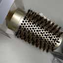 Sndyi Large Round Brush for Blow Out, 2.1 Inch Nano Thermal Ceramic Ionic Round Hair Brush with Boar Bristles, Boost Shine and Volume, Quick Blow Drying and Styling, Best for Long Thick Hair