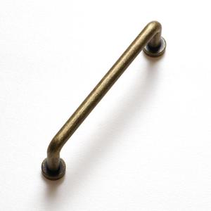 10 Pack 3-3/4 Inch Center to Center Antique Brass Kitchen Cabinet Pulls, Classic Vintage Retro Hardware Drawer Handle for Drawer Cupboard Dresser Wardrobe