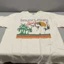 Bruno Mars Official Merch Live! T-Shirt, Off-White (Large, Ivory)