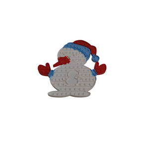 Curious Minds Busy Bags 1 Holiday Snowman Festive Bubble Popper Fidget Toy - Cute Bubble Popper Fidget Toy - Fun Party Favor Toy - Christmas Winter (Random Color)