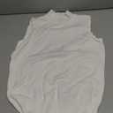 INKOFF Sleeveless Mock Neck Tops for Women Knit Sweater Turtleneck Soft Basic Vest Tank Lightweight Small