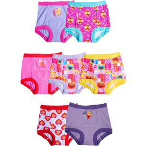 Sesame Street Unisex Toddler Potty Training Pants with Elmo, Cookie Monster and Big Bird with Stickers & Success Chart (4T)