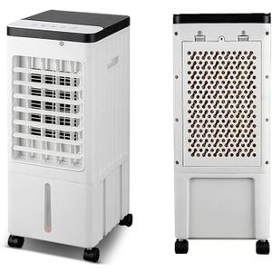 Turbine Fan for Bedroom, Silent Air Cooling Fans with Visible Water Tank, Cooling Fan 4 in 1 Air Supply System for Home
