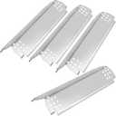 CANDANA Replacement Parts for Nexgrill 4 Burner Heat Tents Home Depot 720-0830H Gas Grill Flame Guards Shield Plates Burner Covers Stainless Steel 14.6"