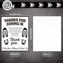 500 Pcs Waterproof Car Floor Mats Covers PE Plastic Protector Automotive Floor Mats Disposable Auto Vehicles Pads Car Vehicle Mat Bulk Printed with Footprint Words(15.75 x 20 Inch,White)