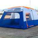 KTT Extra Large Tent 12 Person(B),Family Cabin Tents,2 Rooms,3 Doors and 3 Windows with Mesh,Straight Wall,Waterproof,Double Layer,Big Tent for Outdoor,Picnic,Camping,Family Gathering