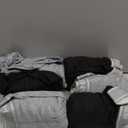 Hanes Boxer Briefs, Cool Dri Moisture-Wicking Underwear, Cotton No-Ride-up for Men (Large, Black/Gray - 6 Pack)