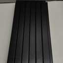 Sofa Arm Tray,Bamboo Folding Couch Arm Tray,Sofa Armrest Trays with Anti-Slip Pad for Drinks,Snacks,Phone,Remote ControlBlack (18.9*13)