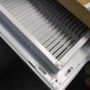 Howeall 30"W x 14"H [Duct Opening Size] Steel Return Air Filter Grille - Removable Face/Door for 1 inch Filters -HVAC Vent Cover Grill - White [Outer Dimensions: 32 5/8"W X 16 5/8"H]