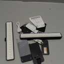 2 Pack Picture Lights for Wall, Rechargeable Wall Lights Battery Operated with Remote, 3 Color Temps, Dimmable, Timer, Wireless Art Light for Painting Gallery Frame Artwork Dartboard, Black