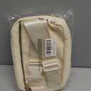 Uygafly Graduation Gifts for Her, 2024 Graduation Gifts for Women Girls Personalized Belt Bag for Women Girls, Waist Packs Trendy Fanny Pack Crossbody Bags, Initial White A, Cream Bag