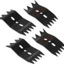 O'SKOOL 4-Piece Slab Clamping Dogs, Slab Flattening Dogs, 2 Designs with 4/5 Pointed Teeth - For Woodworking, CNC, Panel Processing, CAV012