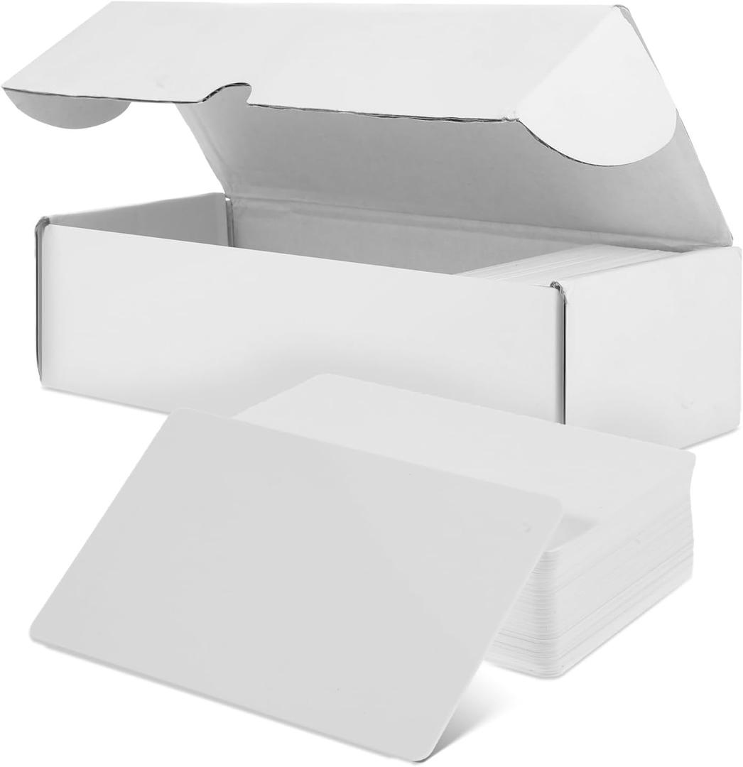 100pcs White NFC Cards Rewritable NTAG215 Blank NFC Tags Programmable PVC CardsSmart Card 504 Bytes Memory