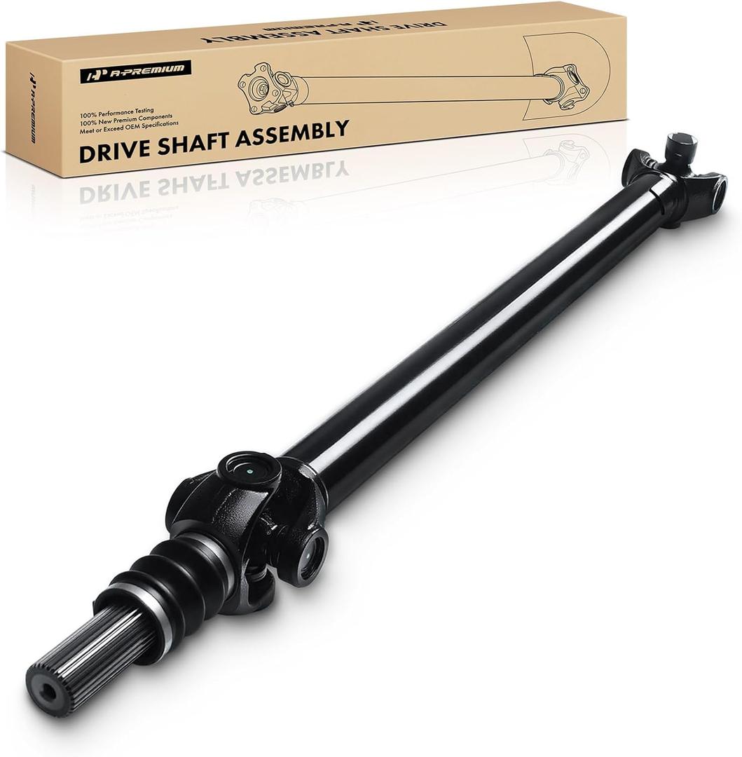 A-Premium Front Drive Shaft Driveshaft Assembly Compatible with Chevrolet Silverado 2500 HD, 3500 HD & GMC Sierra 2500 HD, 3500 HD 2011-2016, 4WD, Replace# 84016569, Complete Prop Shaft