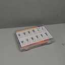 GOOACC - Kit de 240 clips de retencin a presin para automvil, remaches de plstico y sujetadores, clips para guardabarros, paneles y tapicera, con los tamaos ms populares