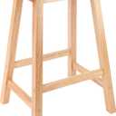 Winsome Satori Saddle Seat Counter Stool, for Kitchen, 24", Natural