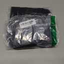 BORIFLORS Women's Sexy Ruched Bodycon Midi Dresses Square Neck Sleeveless Ruffle Hem Club Party Tank Dress Black, Size S