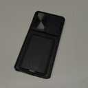 SSLOTSCASE for Samsung Galaxy S25 Ultra Case with 2X Screen Protector, HD Clarity Anti-Scratch, Card Holder & Kickstand & Slide Camera Lens Cover, Rugged Shockproof Phone Cover for S25 Ultra, Black