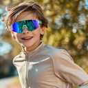Baseball Sunglasses for boys girls,Kids Sunglasses Polarized,running golf cycling Glasses