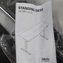 Agilestic Electric Standing Desk, 55 x 24 Inches Height Adjustable Desk, Sit Stand up for Work Office Home, Ergonomic Rising Gaming Computer Table with Memory Preset, Black