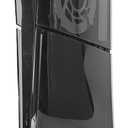 Transparent Cover Plates for PS5 Slim Console Disc Edition Faceplate Clear Replacement Shell (Transparency Black)